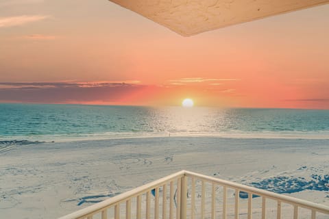 Enjoy the sunset from your balcony