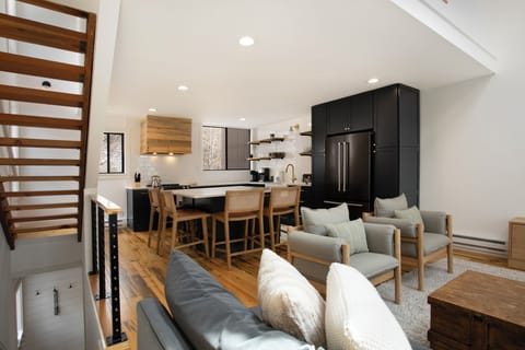 Living area and Kitchen