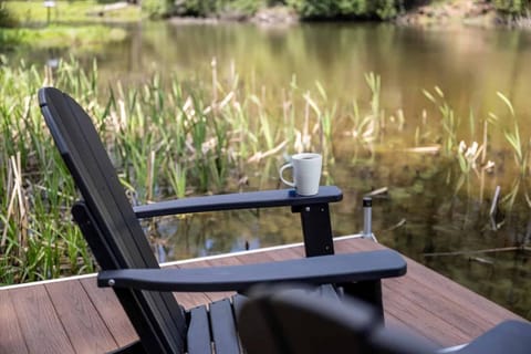 Your morning ritual just got an upgrade — coffee in hand on the private dock as mist rises off the lake and the mountains wake up around you. This is the moment you'll keep coming back for.