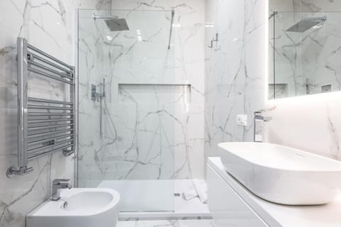 Double or Twin Room, Non Smoking, Private Bathroom | Bathroom | Shower, rainfall showerhead, hair dryer, slippers