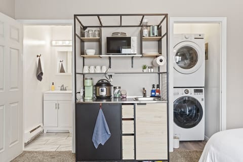 Kitchenette and Full LG laundry