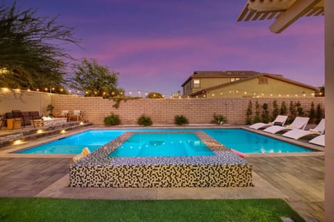 Infinity Hot Tub connecting into the pool