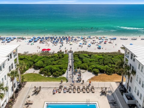 Private beach, white sand