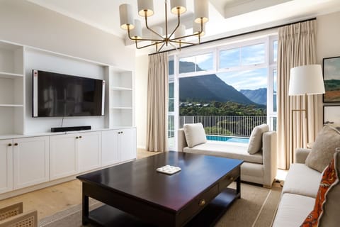 Presidential Villa, Mountain View | Living area | 250-cm Smart TV with cable channels, Netflix, streaming services