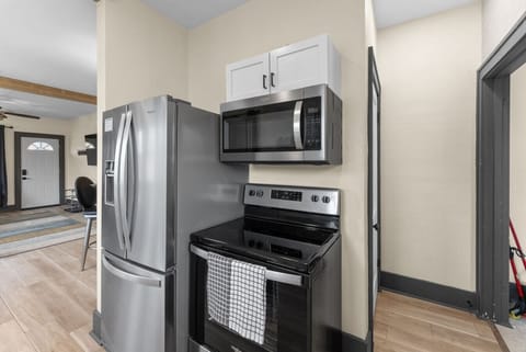 Fridge, oven, and microwave