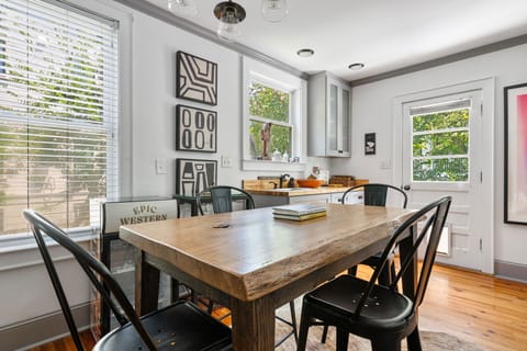 Open Concept Dining Room | Shep Shack | IOP Escapes Vacation Rentals | 406 Palm Blvd Isle of Palms SC