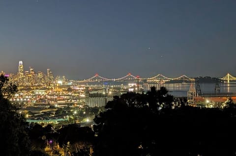 Evening view from the balcony! 