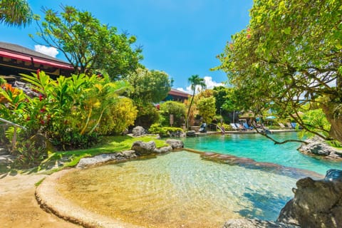 Sandy lagoon is perfect for the little ones to play