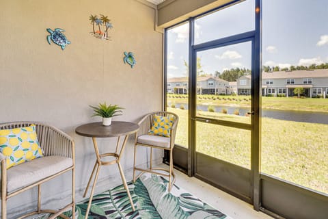 Palm Coast Vacation Rental | 3BR | 2.5BA | 1,800 Sq Ft | Small Step to Enter