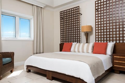 Settle into crisp linens and breezy island-inspired calm.
