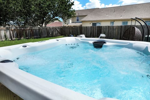 Enjoy our amazing private hut tub with your family and friends!  