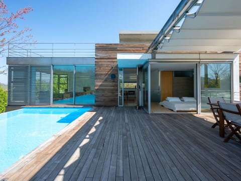 Swimming Pool, Composite Material, Outdoor Furniture, Deck, Leisure, Resort, Eco Hotel, Shade, Design, Hardwood