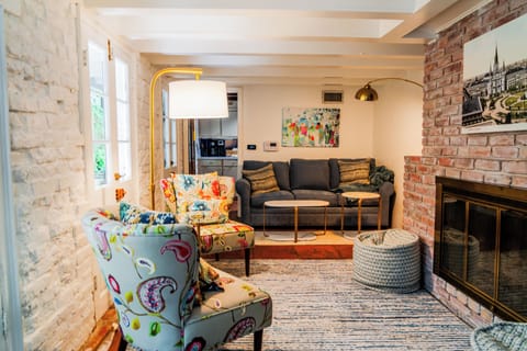 Superior Townhome, Courtyard View | Living area | 33-inch Smart TV with cable channels, Netflix, Hulu