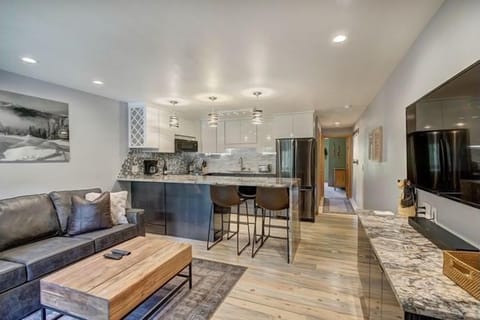 Relax in this cozy yet modern living space after a day of adventure in Keystone!
