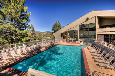 Dive into the lovely seasonal outdoor pool after a great day!