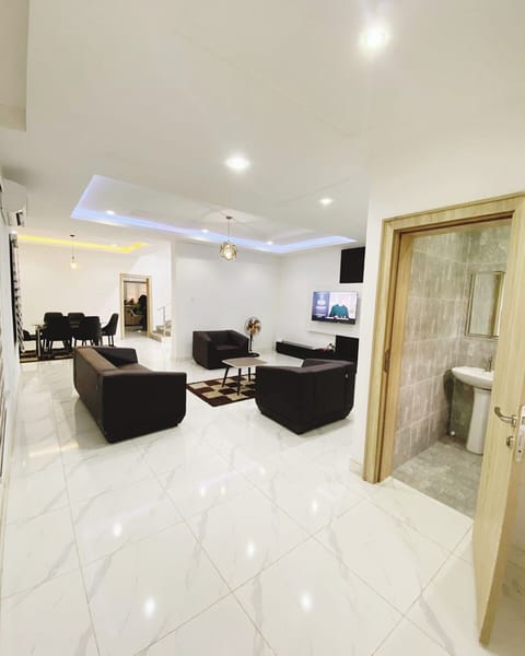 Economy Apartment, Balcony, City View | Living area | Flat-screen TV
