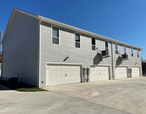 Garages and driveway