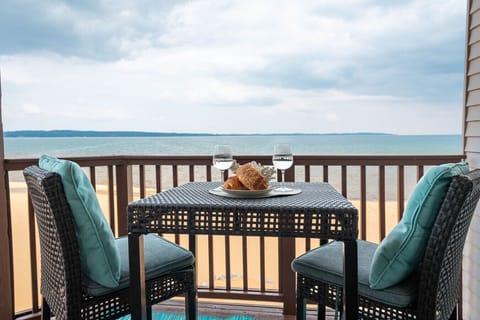 Scenic dining area with table settings ready for delightful meals by the window 🍽️
