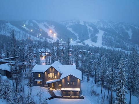 Cozy manor in the snow | Exterior