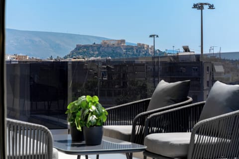 Panoramic Apartment, City View | Terrace/patio