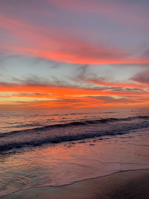 Stunning Sunsets 2 blocks away at Bradenton Beach.