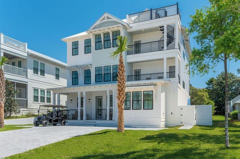 Welcome to Aviary! 1 block to 30A beach! Golf cart! Private pool! 10 bedrooms! 