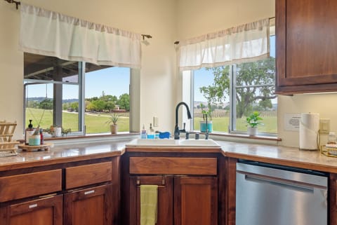 The kitchen with views