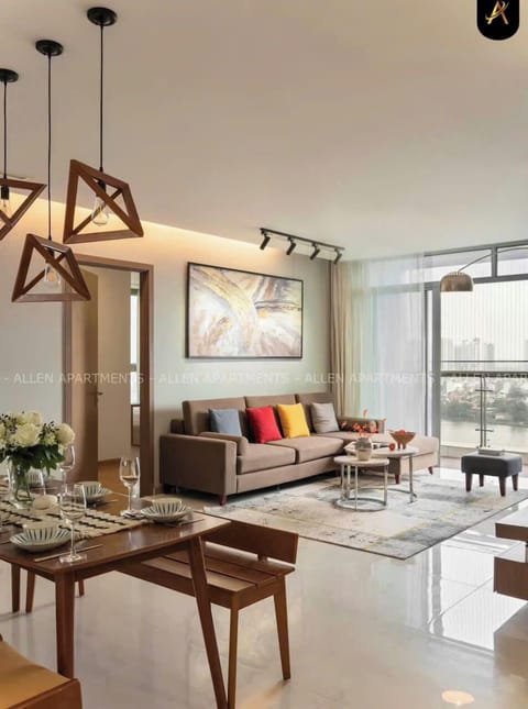 Deluxe Apartment, City View | 2 bedrooms, desk, laptop workspace, blackout drapes