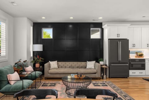 Level Two: Stunning Living Room and Dining Area