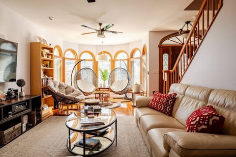 Spacious and Cozy living room perfect for relaxing.