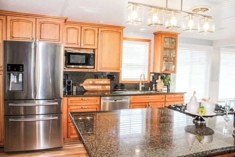 Fully Stocked kitchen on the main floor 