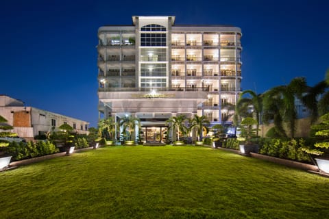 Front of property - evening/night