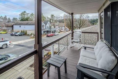 Balcony overlooking Sunset Drive
