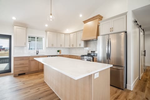 Indoors, Kitchen, Appliance, Refrigerator, Floor