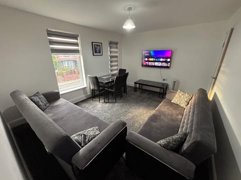 Living room, two sofa beds. Smart TV