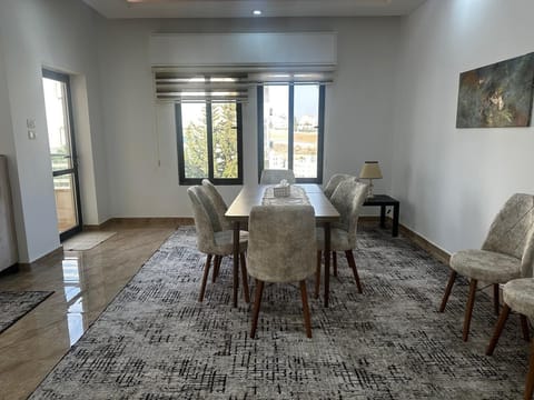 dining table for 6 attached to Salon and balcony