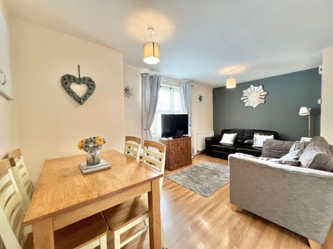 Open Living Room with dining area