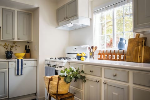 A classic, beautifully designed kitchen, perfect for preparing hearty meals.