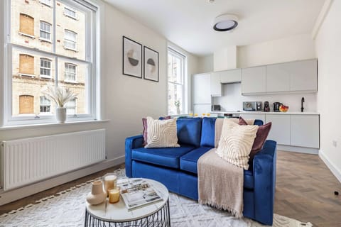 The open-plan living, kitchen and dining area