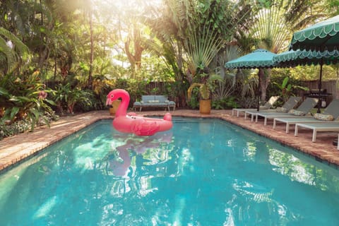 Our idyllic, sun-splashed pool is right out of a summer dream.