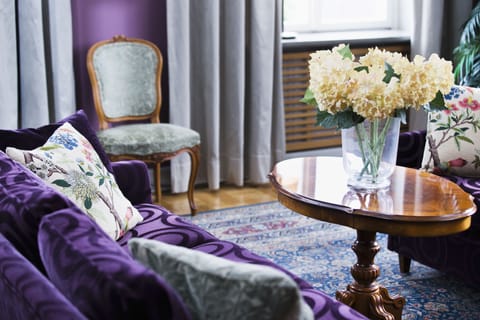Double Room | Living area | Flat-screen TV