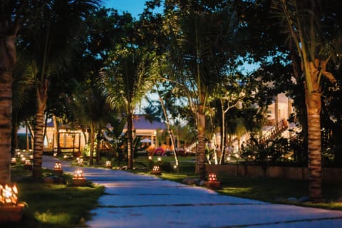 Front of property - evening/night