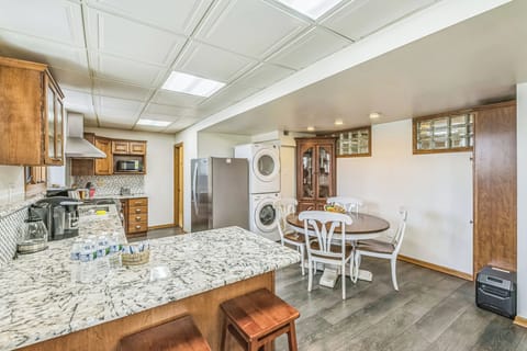 Cozy coffee station, plus enjoy a welcome snack basket