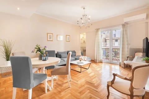 Family Apartment, 2 Bedrooms, Balcony | Living area | 40-inch TV with digital channels