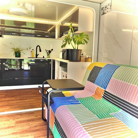 Comfort Studio Suite, 1 Queen Bed with Sofa bed, Garden Area | Living area