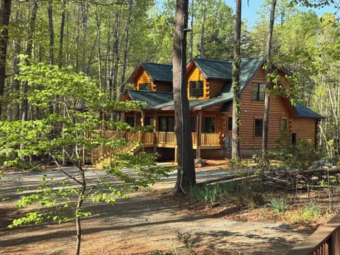 Through the lush trees of Pine Haven stands “All Decked Out”. Come once, come twice and make this your families home away from home for years to come.