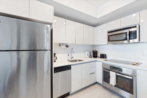 Fully stocked kitchen