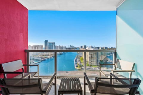 Private balcony with water views!