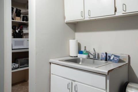 Sink with Dishwashing Products