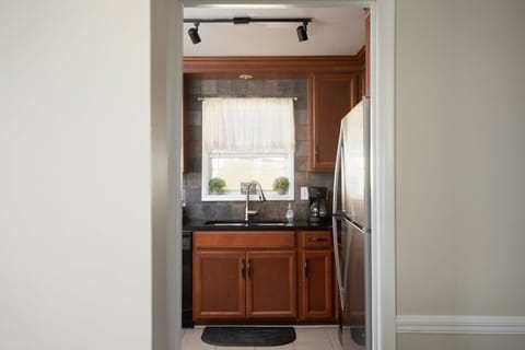 Going to kitchen area